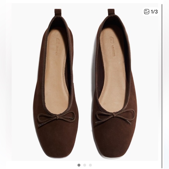 H&M Shoes - H&M Premium Leather Ballet Flats
